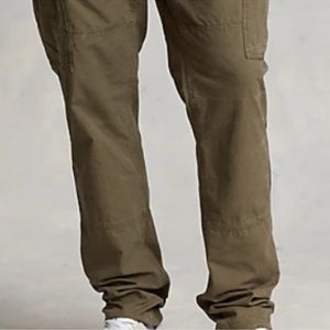Classic Fit Canvas Cargo Pant Olive